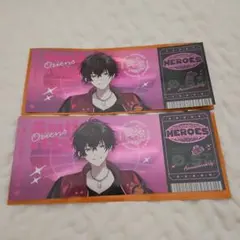 HEROES half Anniversary チケット風カード佐伯イッテツ N