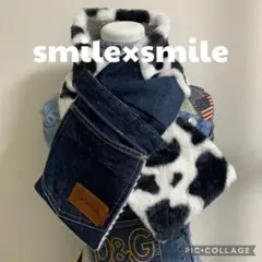 【本日10%offセール】⭐️デニムリメイク☆マフラー⭐️