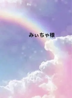 みぃちゃ様専用ページ☆