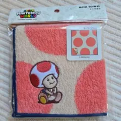 新品未開封 USJ スーパーニンテンドーワールド キノピオ ミニタオル
