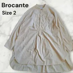 Brocante ブロカント グランパシャツ バンドカラー ビッグシャツ 日本製のサムネイル