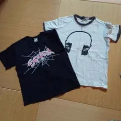 Tシャツ 140cm 2枚セット 白＆黒