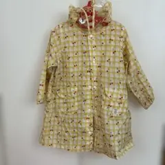 ベビーレインコート アプレレクール　さくらんぼ　90〜100