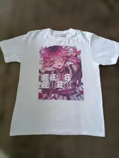 キャラクターイラストTシャツ L ホワイト