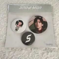 目黒蓮　缶バッジセット　台北
