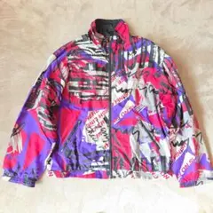 総柄 ナイロンジャケット