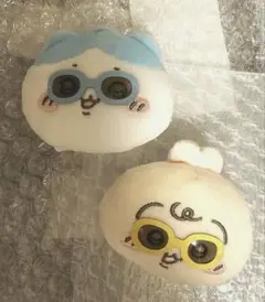 ちいかわ baby ぬいぐるみおかおバッジ ハチワレ　うさぎ