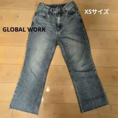 GLOBAL WORK　 ワイドレッグデニム XS