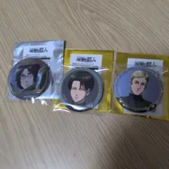 進撃の巨人 エレン ハンジ リヴァイ ドンキ スーツ 缶バッジ 進撃の巨人 エレン ハンジ リヴァイ ドンキ スーツ 缶バッジ - メルカリ