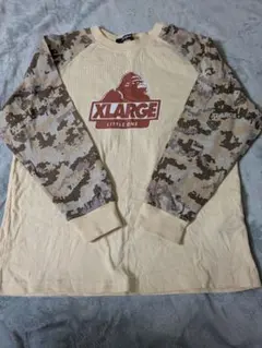 XLARGE 迷彩柄 長袖カットソー 130cm