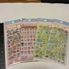 レモン株式会社ミニシール　平成レトロ　平成女児４枚セット