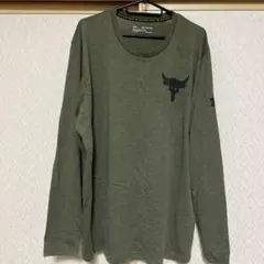 アンダーアーマー XXL 長袖カットソー オリーブグリーン