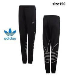 adidas トレーニングパンツ サイズ150 黒 ジャージ