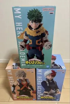 【未開封】僕のヒーローアカデミア 緑谷出久 爆豪勝己 轟焦凍 3体セット