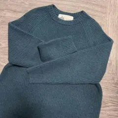 ハミルトン ラムズウール ニット ブルー ユナイテッドアローズ ラム セーター