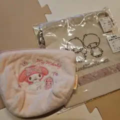 サンリオ♡My Melody ポーチ& リトルツインスターズ巾着　新品、未使用品