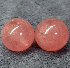 B188　大珠　天然モスコバイトインクォーツ　15.7ミリ