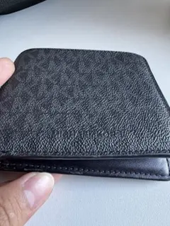 MICHAEL KORS 二つ折り財布 ブラック モノグラム