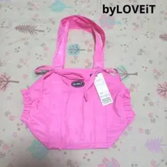新品 byLOVEiT バイラビット フリルリボンボストンバッグ ピンクのサムネイル