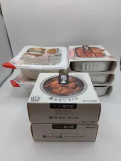 ☆備蓄・夜食に☆　K&K 缶つま 3種 ＆ パックご飯 2個セット 詰め合わせのサムネイル