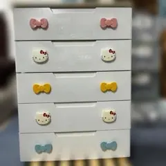 激レア アイリスオーヤマ ハローキティ 4段チェスト タンス Sanrio