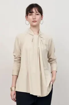 あっきー様】SOEJU ソージュ スタンドカラータックブラウス 3015y