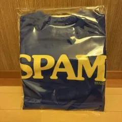 GIGOコラボ　SPAM Tシャツ　青　ロゴ