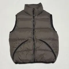 美品 OLD UNIQLO ダウン ベスト ブラウン系 オールドユニクロ