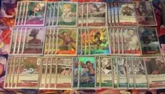 即日　赤緑ルフィ&エースデッキ　構築済みデッキ　ワンピースカード　多数パーツ付き