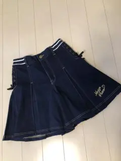 メゾピアノジュニアデニムキュロットスカート