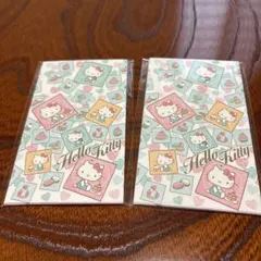 ハローキティ ポチ袋 2つセット スイーツ レトロ 新品 未使用 未開封