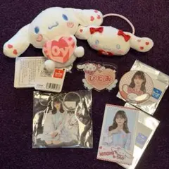 【6点セット】=LOVE イコラブ 髙松瞳 シナモン ぬいぐるみ・アクキー他