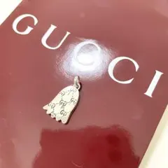 美品✨ GUCCI グッチ ネックレス ドクロ ゴースト スター GG シルバー