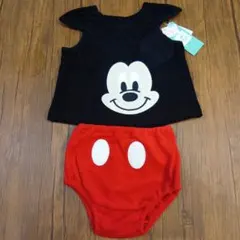 【新品タグ付き】ミッキー コスプレ ベビー 夏服 70〜80cmサイズ