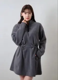 Her lip to Flight Mode Fleece Mini Dress - メルカリ