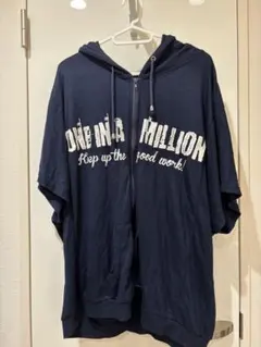断*須様 CHU XXX 半袖ドルマンパーカー ユニオンジャック風 バックプリンのサムネイル