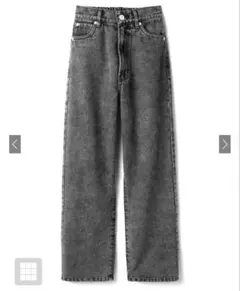 デニムストレートパンツ
