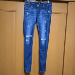 ダメージ加工 ブルースキニージーンズ