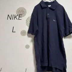 Nike ネイビー ポロシャツ L