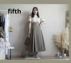 fifth ハイウエストフレアタフタスカートのサムネイル