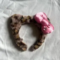 ヒョウ柄キティーちゃん　カチューシャ