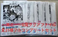 ドラゴンボール 一番くじ 40th 其之一 G賞 クリアファイル 全21種コンプ