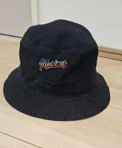 47 Mariners 刺繍ロゴ バケットハット ブラック