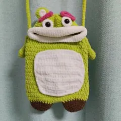 燿様専用】あみぐるみトリケラトプス ポシェット - メルカリ