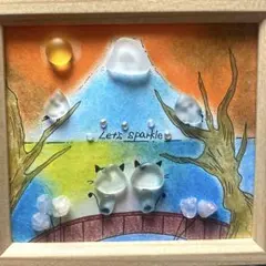くうちゃん様 シーグラスアート『 優しい雨 』他1点 くうちゃん様 シーグラスアート『 優しい雨 』他1点 - メルカリ