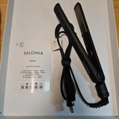 SALONIA ヘアストレートナー SL-004S 24mm ブラック
