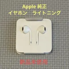 【新品未使用】　Apple イヤホン　純正　ライトニング
