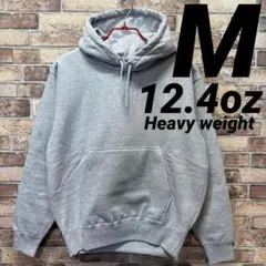 12.4oz ヘビーウェイトパーカー　無地　M　グレー