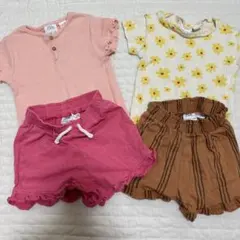 ZARA 98㎝トップス ショートパンツ 4点セットのサムネイル