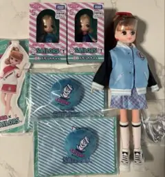 リカちゃんくじ セーラーズ　ラスト賞　本体＋ぷちリカちゃん　他